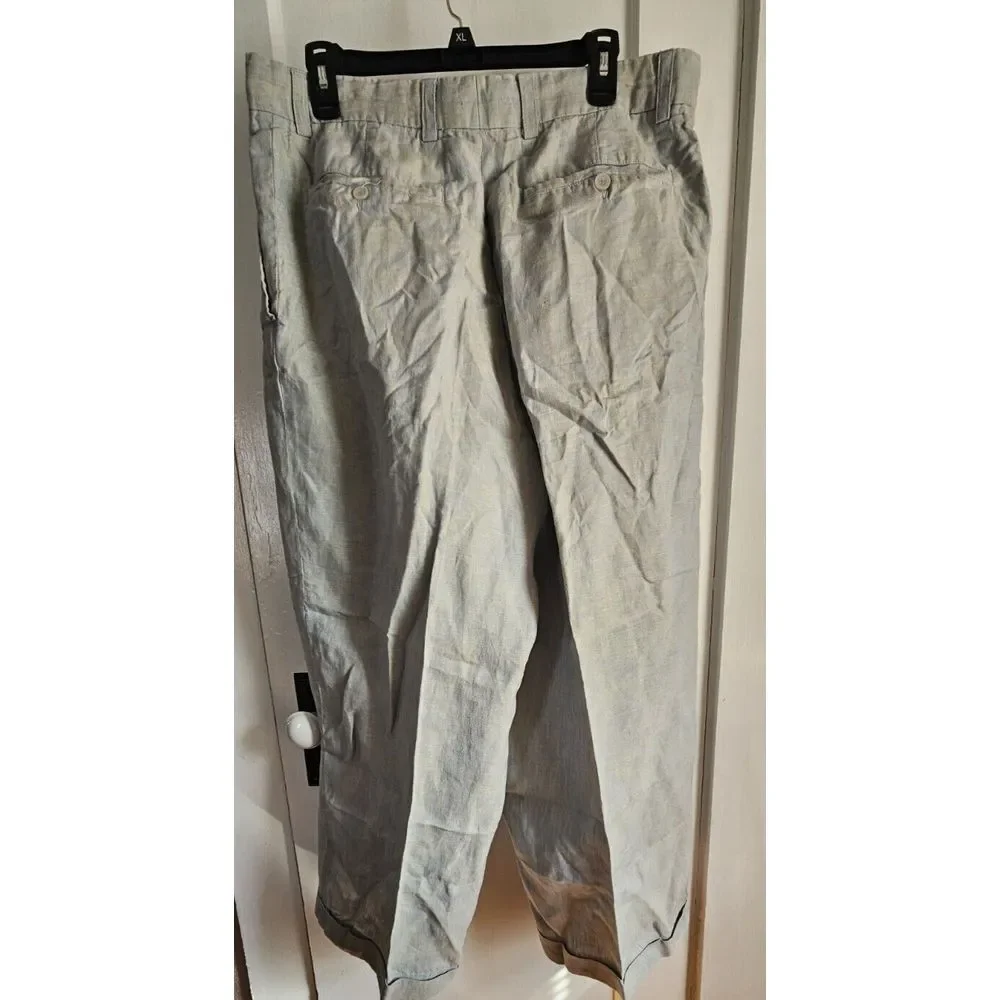 Vtg Royal Prestige‎ PD 100% linen men trouser ( 36